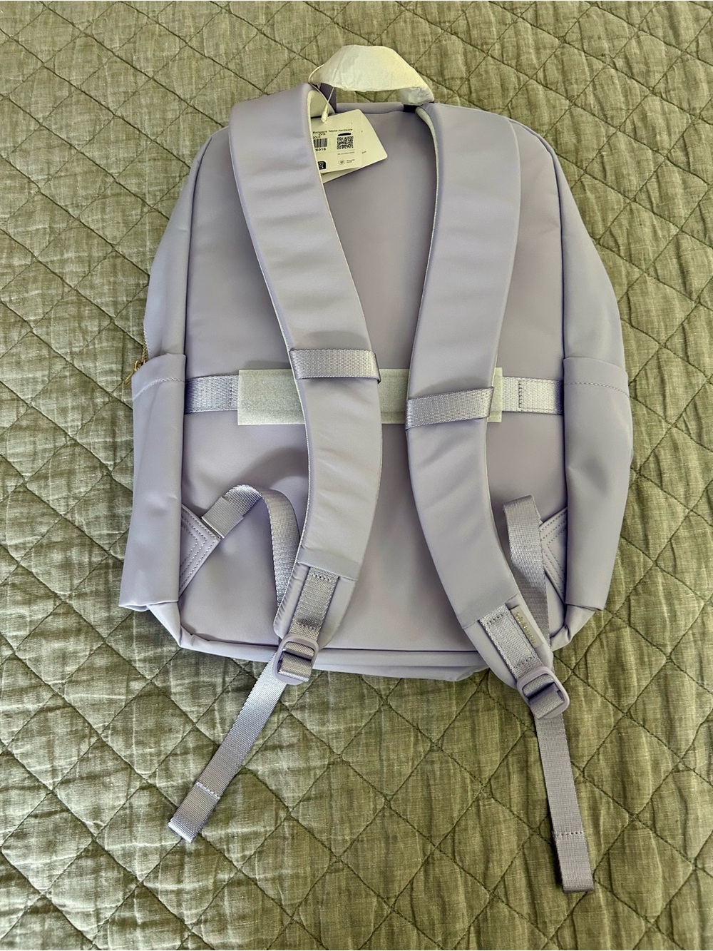 NWT lululemon Everywhere Backpack 22L Metal Hardware Lavender Frost Gold - Picture 2 of 14